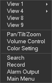 Figure 2-15 Click Pan/Tilt/Zoom, the interface is shown as below. See Figure 2-16. Here you can set the following items: Step: value ranges from 1 to 8.