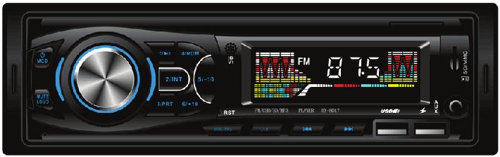 - LCD Display - AUX in - 4x40W Supports SD/MMC interface 6001889051897 6001889051903 DETACHABLE CD FRONT LOADER AFCD-841 Electronic Tuning System - Digital Radio with