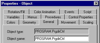 Step 3. Assign a Name to the Object The ActiveX control will be referred to as an "object" going forward. To assign a name to the object: 1. Right-click within the object's crop marks. 2.