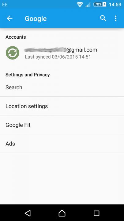 You ll see a long list of sync icons covering App data, Calendar, Contacts, Docs, Gmail, Photos, and any other service you can virtually back up.