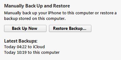 The backup will now proceed, you may be given the option to backup your apps on the iphone, and this will allow you to easily restore your phone without having to download every app again.