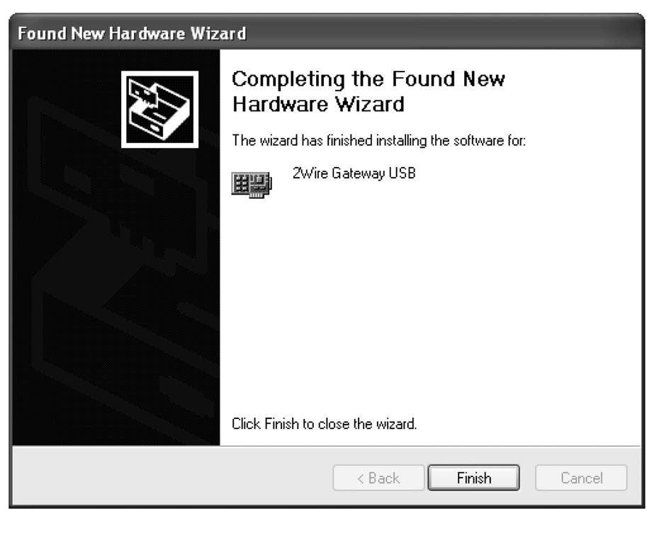 When the Found New Hardware Wizard window opens, make sure that Install the software