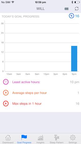 You can also display all your activities by checking and unchecking Steps, Calories, and Distance under the chart.