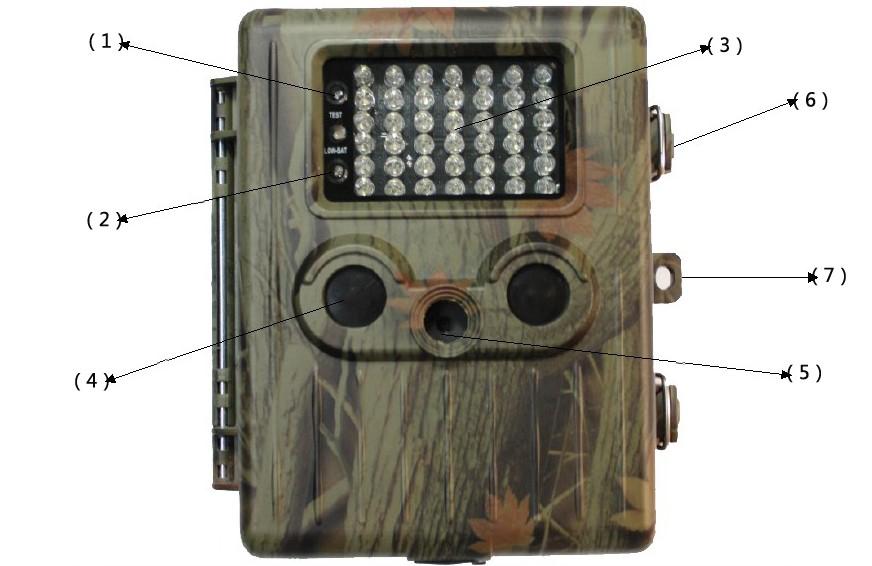 1. Instructions 1.1 General Description This digital trail camera is a surveillance camera working automatically.