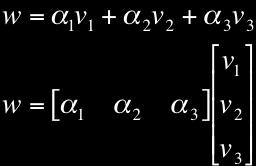Coordinate System Any three non-coplanar vectors v 1, v 2, v 3 define a coordinate system