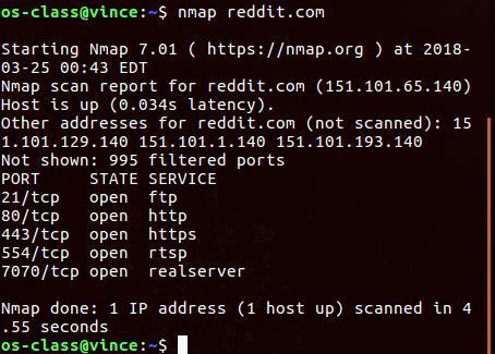 We can use nmap to check ports and services!