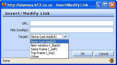 How do I insert a link? To insert a link to another website or to a document: Select the text or image that you want to link from.