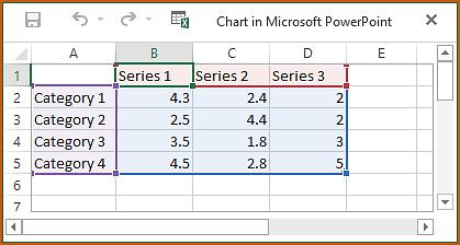 On Insert Column dialog box, choose the desired chart type and click on OK button. 3.