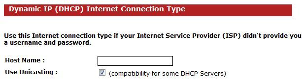 DHCP Connection (Dynamic IP Address) The WAN interface can be configured as a DHCP Client in which the ISP provides the IP address to the EN2HWI-N3. This is also known as Dynamic IP.