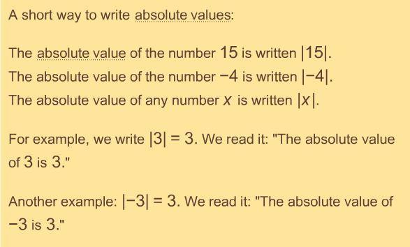 Objective 5: Rounding Natural Numbers Absolute Value The distance from the origin on a number line to the point with coordinate x is called the absolute value of the