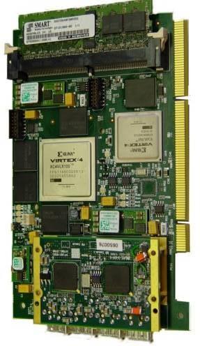 Nallatech H101 Xilinx V4LX160 main device 16 MB SRAM 4x 4MB banks 6.