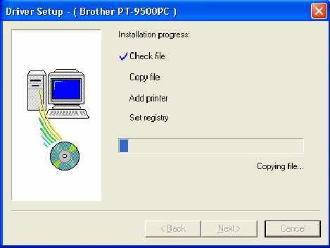 1., CD-ROM CD-ROM. gbrother. Brother. Brother,, P-touch. 4. Network Connection, [OK]. 2.
