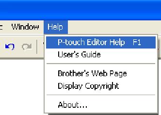 Windows, Taskbar, /P-touch Editor 4.0/P-touch Editor.