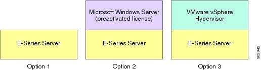 Cisco UCS E-Series Servers Overview E-Series Server Options The following figure