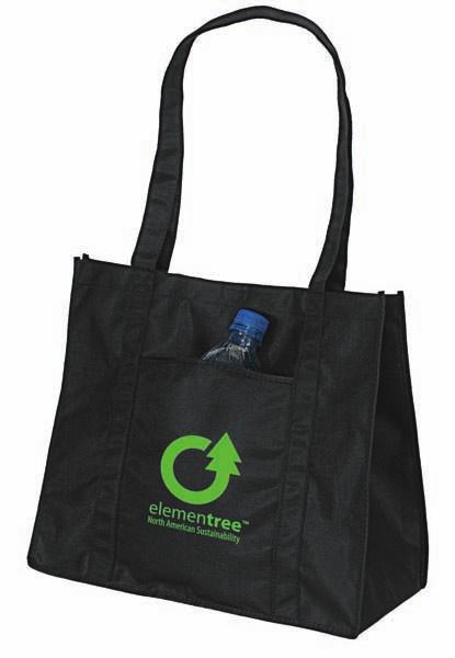 RPET Shopping Bag - CEF 4700 Unit Cost $3.39 $3.19 $2.99 $2.79 $2.59 $2.39 A game changer in eco friendly bags, this tote is made from recycled plastic bottles!