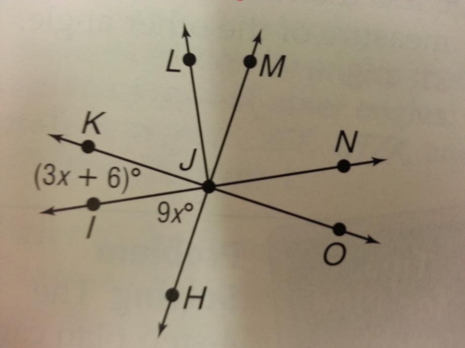 Section 1-5 Angle Relationships (continued.