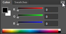 This will collapse the palette to a smaller size. 4) Double-click the same icon again to return the palette to its normal size. 5) Press the [Tab] key. All palettes will be hidden.
