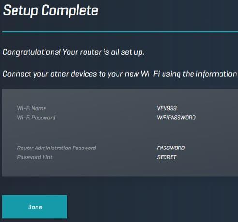 You have now successfully set up your Linksys WRT32X.