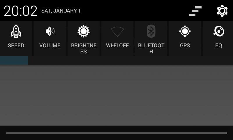 When playing the music and press Home key to return to the homepage, the weather widget will become