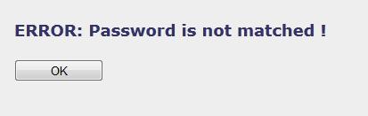Confirm Password (3): Please input new password here again.