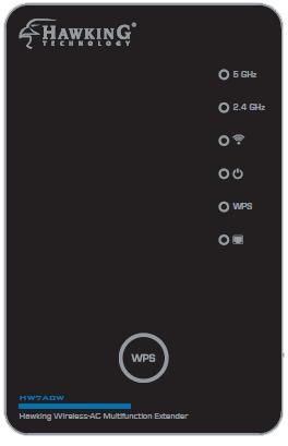button 1. One click to start WPS function (Both 2.4Ghz and 5Ghz) 2. Hold the button 10 seconds to reset all the values to the factory default.