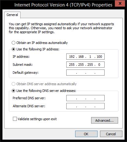 Click OK and Close Configuration of RL-Series device features and option are accessible via the web page. 1. Open your internet browser (such as Internet Explorer, Chrome, or Firefox). 2.