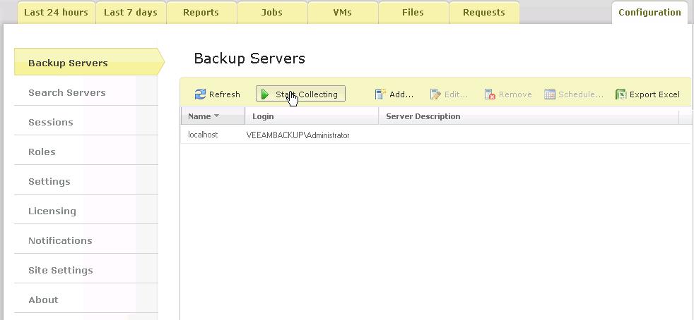 6. To be able to receive consolidated e-mail notifications about the status and summary of all jobs performed in your backup infrastructure, click Notification on the left of the Configuration view