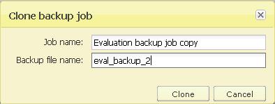 The recommended practice is to configure a set of job templates in advance, using the Veeam Backup & Replication console on every managed Veeam Backup server.