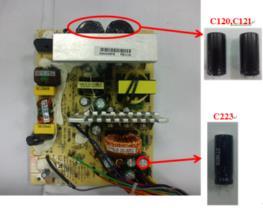 Figure52 Heat the solder of Electrolytic Capacitors