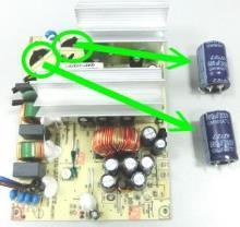 Figure54 Heat the solder of Electrolytic