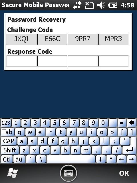 Enter help as the password. The Challenge Response screen is displayed to determine if access should be granted to set a new password. 31 Recover the user password.