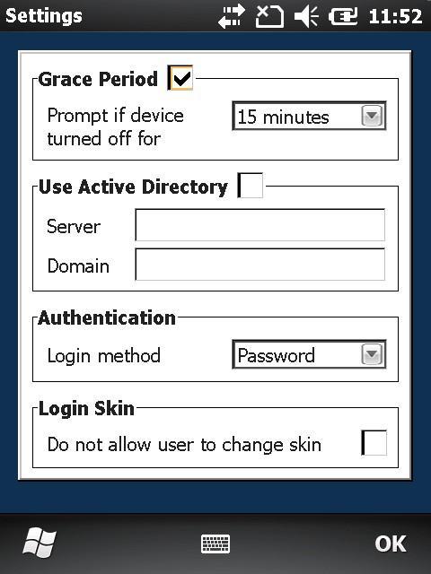 9 Setup the Login security policy. Select the Login icon. 9a Setup the Login security policy.