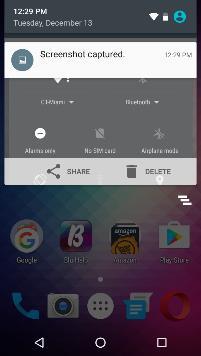 Quick Settings Menu Button Pending Notifications and Applications Quick