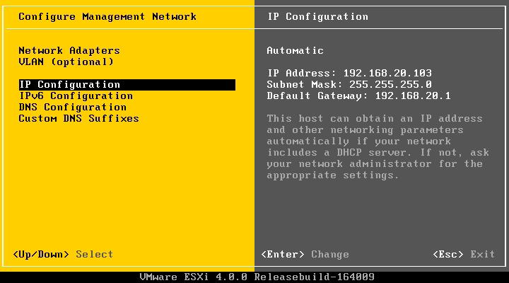 The ESXi server will now reboot and the ISO image can be unmounted from the VM.