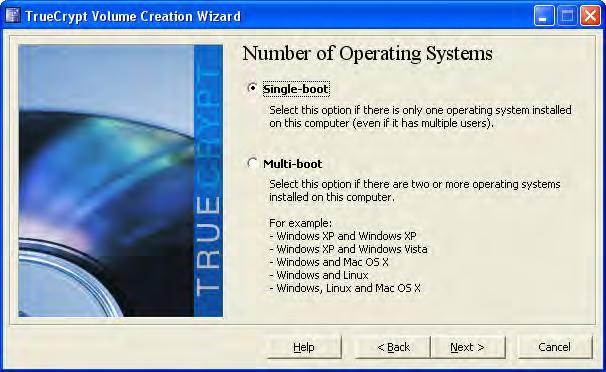 You will see a Number of Operating Systems window.
