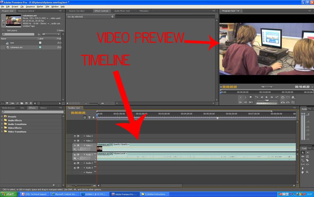 4. Editing your Footage.