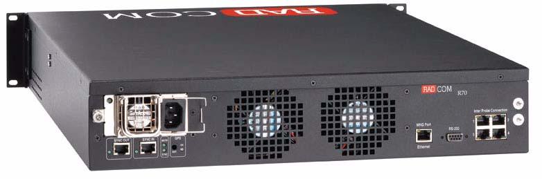 16 1 2 3 10 8 9 4 7 5 6 Figure 11: R70 Rear View Number Explanation 1 Power Supply 2 Sync Out 3 Sync In 4 Sync Status LEDs 5 GPS