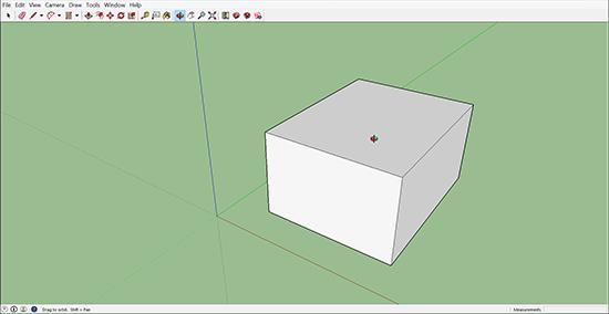 Creating your first 3D model in SketchUp In the Getting Started toolbar, select the Orbit tool ( ).