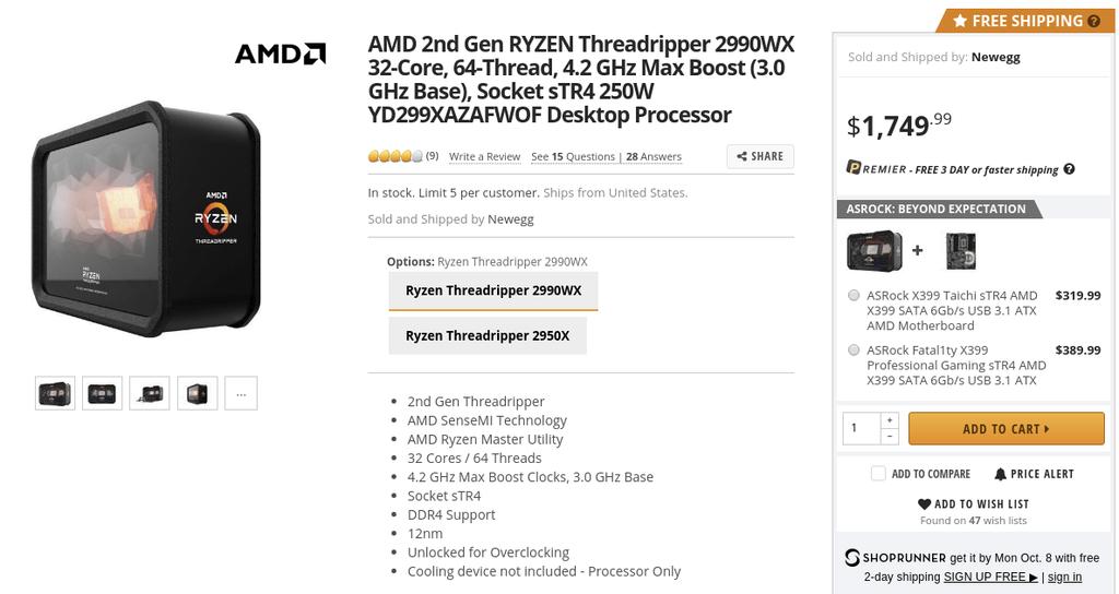 12 Example: AMD Ryzen Threadripper 2 Support up