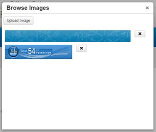 brwsing fr upladed images: T Uplad a new image, click n the Uplad Image buttn, and select the image t uplad.