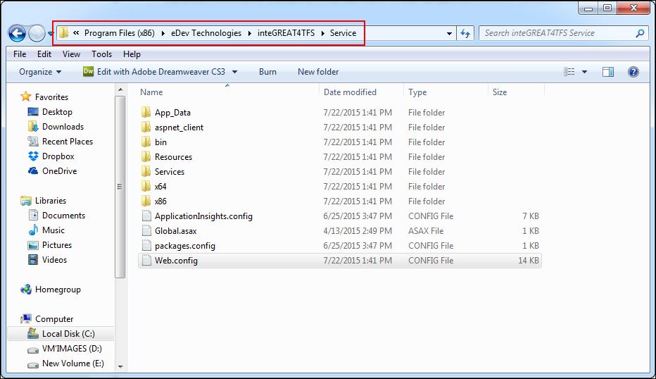 10. Switch back to IIS Manger window and restart both integreat services under Sites folder.