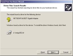 (Note: Windows 2000 drivers are found at D:\, assuming that D: is the drive letter for the