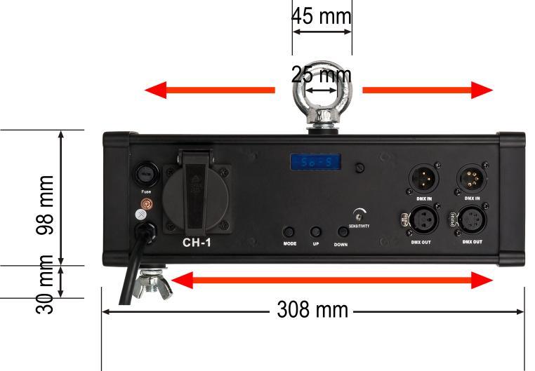 1 Signal input 3-pin + 5-pin XLR male Signal output 3-pin + 5-pin XLR female Power connector: Schuko Channel output: 6,3A Standalone: Music