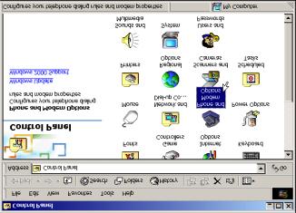5.2 Windows 2000 1. Move your cursor as following sequence Start\Settings\Control Panel.