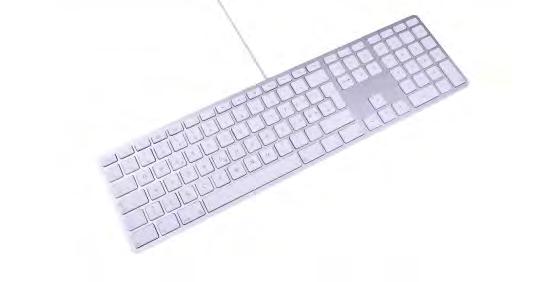 Keyboards & Keypads LMP USB numeric Keyboard KB-1243 Wired USB keyboard for Mac with 110 keys (ISO) 2x USB 2.