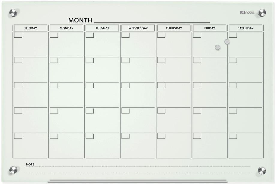 1903848 1800x1200 1903841 1903837 1903845 1903849 Diamond Magnetic Glass Calendar Board Perfect way to plan your