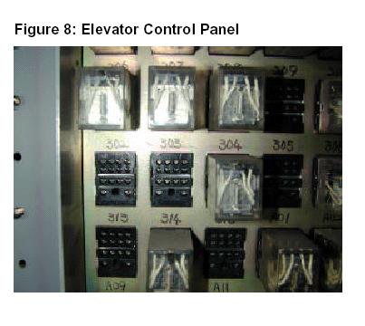 Elevator Application #1 In this application, approximately 170 relays were installed in a rooftop control panel (refer to figures 7 and 8).