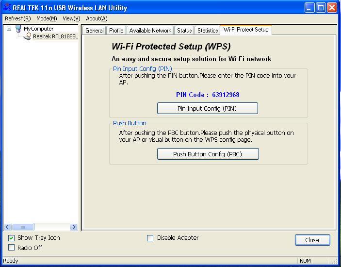 4.6 Wi-Fi Protected Setup (WPS) Wi-Fi Protected Setup (WPS) is a new and easy way to configure the encryption for your wireless network clients.