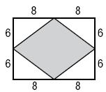 Ex: Find the probability that a point chosen at random lies in the shaded region.