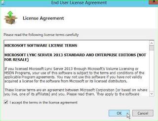 Accept the license terms and click OK Click